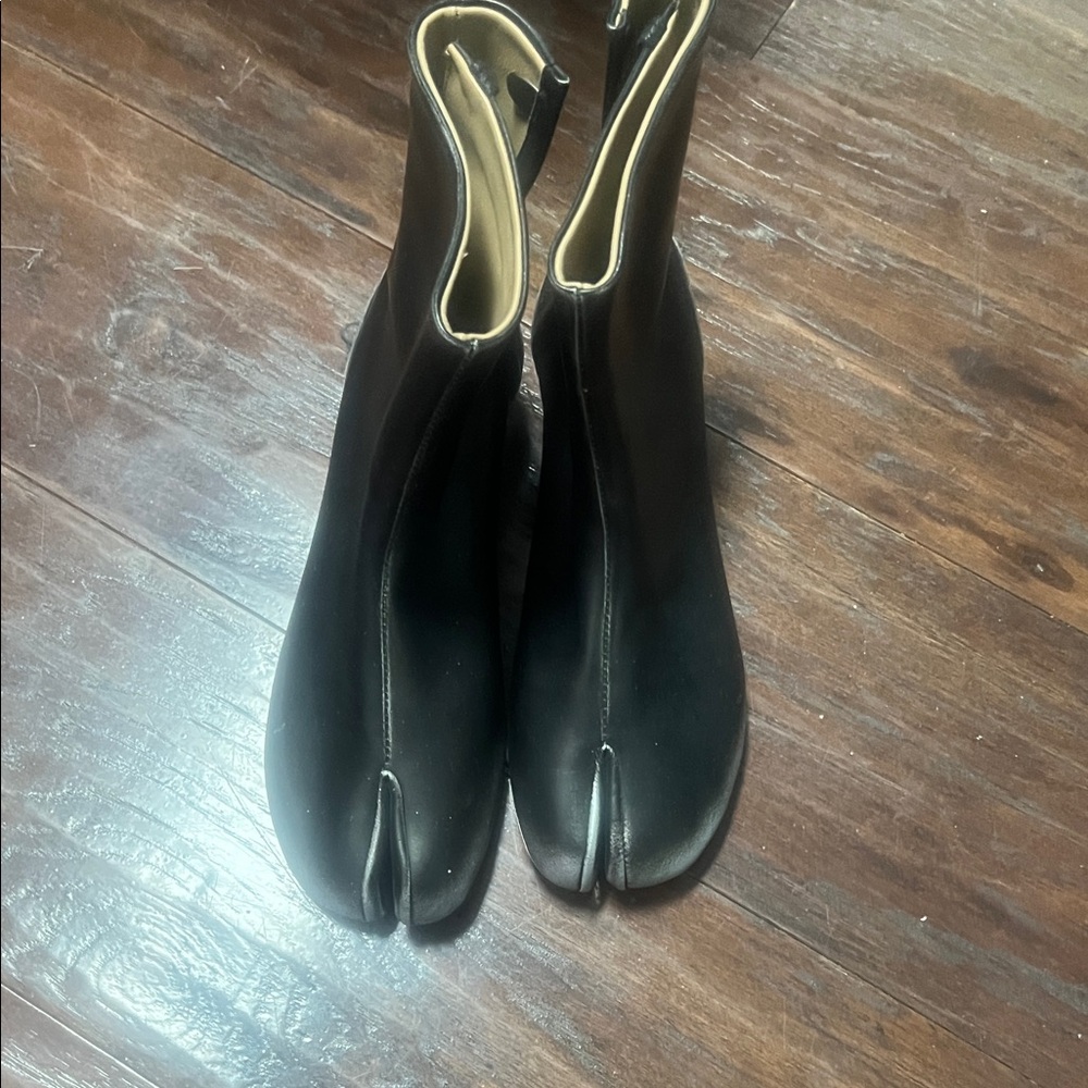 Black Tabi Ankle Boots